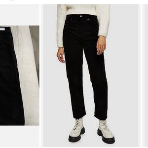 Topshop High Waist Corduroy Pants Size 30